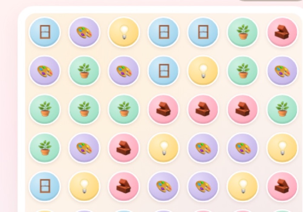 パズルゲーム ぷちけんちく の画面